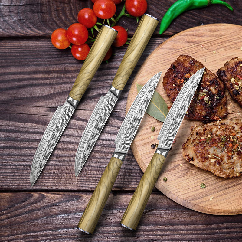 4 pc Steak Knife Set - Maple Series