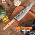 8" 20cm Damascus Steel Chefs Knife - Bondi Series