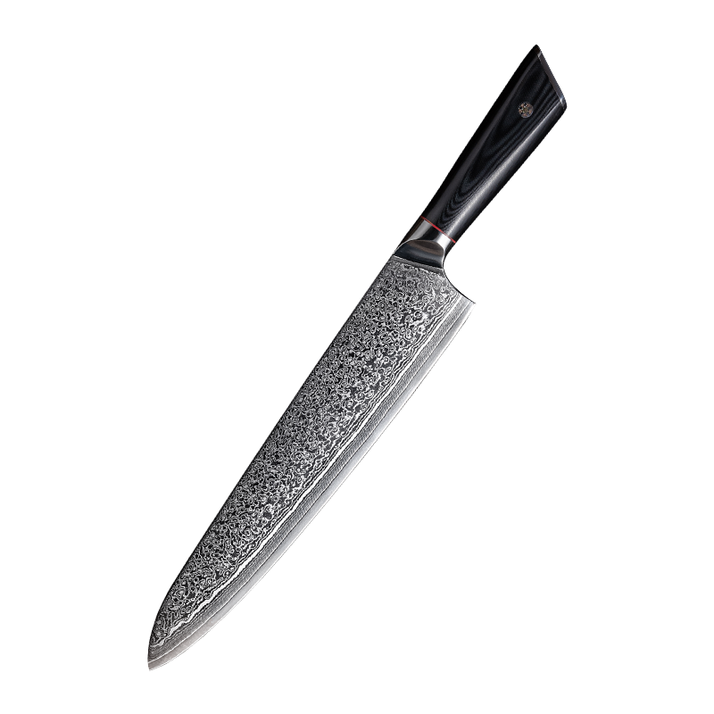 Damascus Steel Large Chefs Knife - Commercial Series